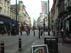 Cardiff city centre